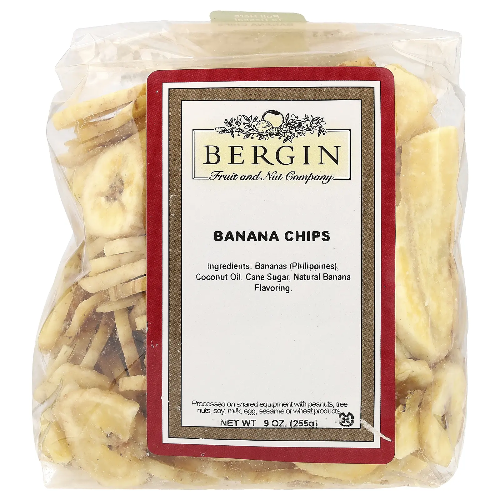Bergin Fruit and Nut Company Banana Chips, 9 oz (255 g) Bergin Fruit and Nut Company Banana Chips, 9 oz (255 g)