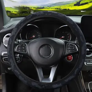 Bat Pattern Car Steering Wheel Cover, Universal Non-slip Automotive Steering Wheel Cover, Waterproof Steering Wheel Cover, Car Steering Wheel Insert Accessories