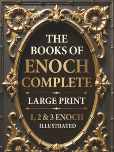 The Books of Enoch Complete LARGE PRINT (Illustrated): 1, 2 & 3 Enoch With Authentic Illustrations, Insightful Introductions and Commentary big feeling book  The Book of Enoch Paperback Personal Reflection Study