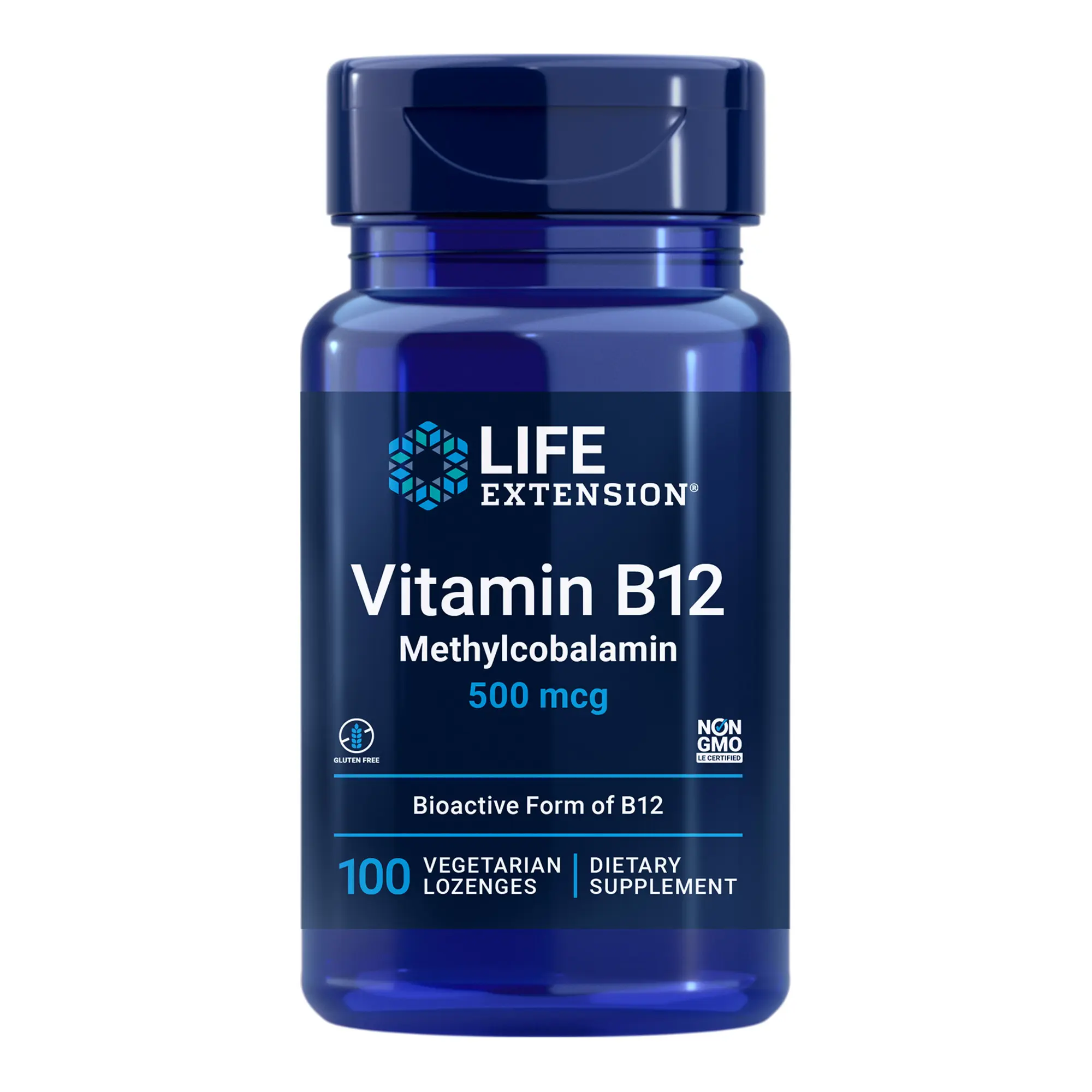 Life Extension Vitamin B12 Methylcobalamin 500 MCG, 100 Vegetarian Lozenges Life Extension Vitamin B12 Methylcobalamin 500 MCG, 100 Vegetarian Lozenges