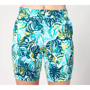 Denim & Co. Beach Regular Functional Button Cover Up Shorts