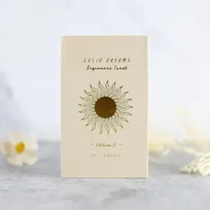 Lucid Dreams Beginner Tarot Card Game, 1 Box 78 Cards Deck, Fortune Telling Card Game, Casual Table Game for Fun & Mysterious Divination Card, Tarot Card Decks
