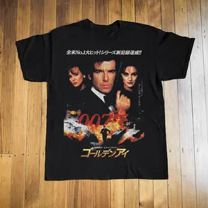 [Sale Up To 40%] 007 JAPANESE GOLDENEYE VINTAGE T-SHIRT