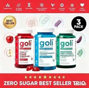 I thought these were a scam.. until Goli's 3-in-1 Gummiesactually worked. Zero sugar + debloat + calm + gut health?YES PLEASE.