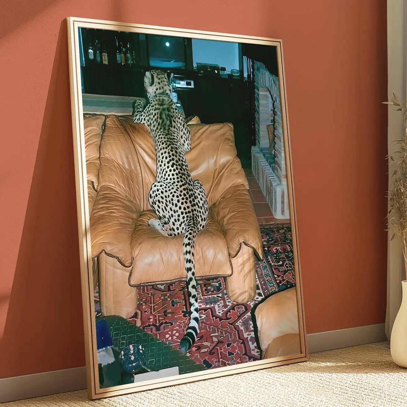 Cheetah Photography, Stylish Cheetah Poster, Vintage Photography Art Print, Fashion Wall Print, Leopard Print, Chic Print, Exotic Animals Poster (UNFRAMED)