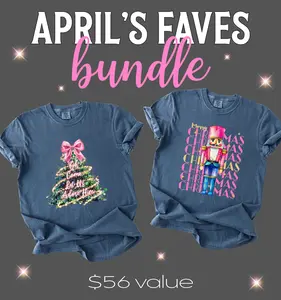 April's Favorite Bundle of 2 Comfort Colors Tees