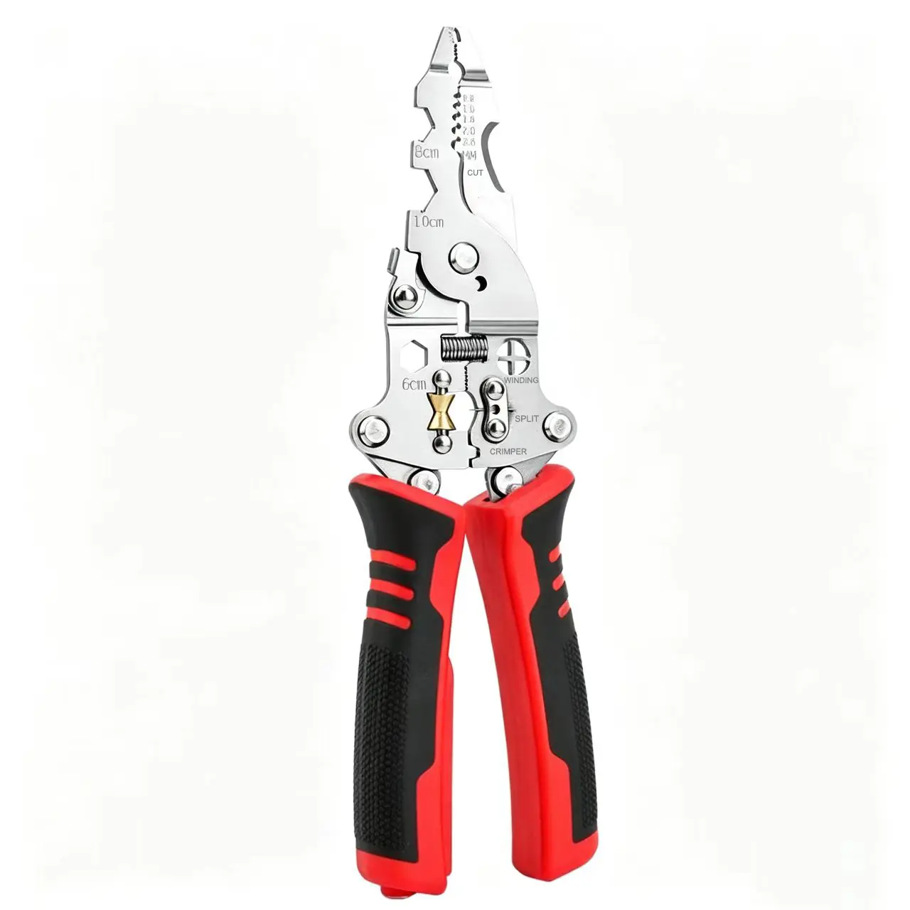 Multi-function Wire Stripper Pliers, Stainless Steel Electrical Crimper Cutter, Professional Electrician Wire Terminal Crimping Tool