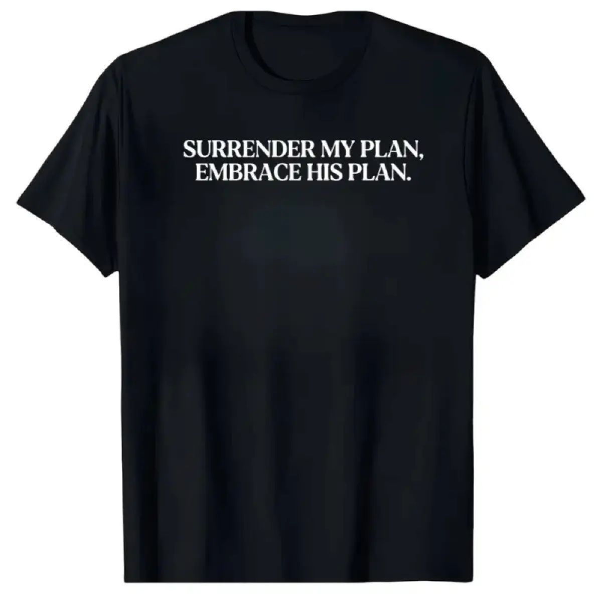 Men's Round Neck Short-Sleeve Cotton T-Shirt - Breathable Fabric Casual Comfy Top for Spiritual Commitment and Faith Journeys, Shortsleeve, Tee
