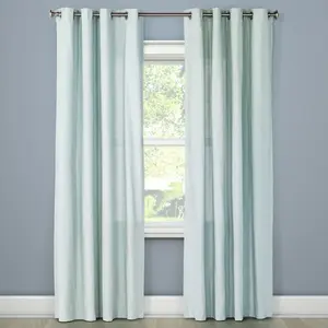 1pc Light Filtering Solid Window Curtain Panel - Threshold