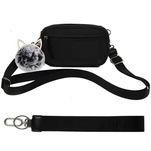 CINBIN Woman Wallets/purse for sports/outdoor, Small everyday bag daydream Purses Crossbody Bags, mini Shoulder city bag,Phone stuff Organizer freedom pouch, Clearance purse with cute charm keychain, affordable gifts for woman.