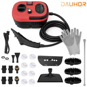 Portable Handheld Steam Cleaner,40.58oz-Multi-functional,with window squeegee and 7 brush heads,6-speed adjustable high-temperature steam cleaning machine,efficient home cleaning,suitable for home,car,washing machine,air conditioner,kitchen grease removal