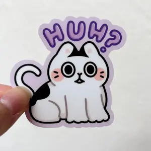 Cute Cat Sticker Pack – Kawaii Aesthetic Vinyl Stickers Set – Waterproof Laptop Phone Decals – Adorable Kitty Cartoon Stickers Gift