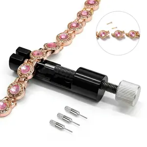 Sicbumi Watch Link Removal Kit, Watch Repair Tool for Bracelet Adjustment and Replacement, Jewelry Tools to Adjust and Remove, Pin Remover for Sizing Strap, Watch Band Adjustment Tool Kit with Extra Replacement