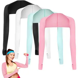Cooling Shawl Arm Sleeves Sun Uv Protection Cooler Shrug, Comfortable & Breathable Anti-UV Arm Sleeves for Women