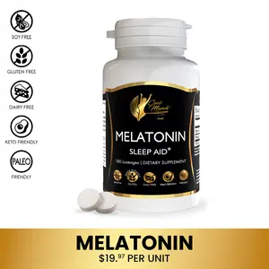 Coco March N.M.D Melatonin Sound Sleep Aid, Wellness Supplement for Adults - 180 Servings per Container Healthcare Dietary