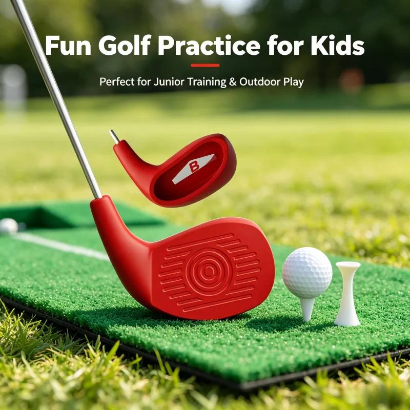 Official BucketGolf Club - Backyard Outdoor Golf Club with Oversize Club Head to Play BucketGolf, Hit Plastic Or Foam Golf Balls in Grass, Parks, Yards