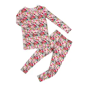 Eloise TWO PIECE - NO BUTTON Floral Print Sleepwear Sleepwear Set