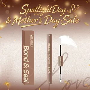 MaxComfi Lash Kit Essentials - Lash Glue and Bond, Latex-Free Seal with Biotin & VE, Waterproof Hold, Long-Lasting, Easy Removal, Sensitive Eyes Safe, Pool & Rainy Day Ready