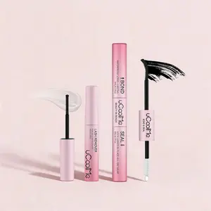 uCoolMe Lashes 2In1 Bond & Seal Waterproof Glue for Lashes Cluster Strong Hold for Beginner Friend 3in1 Makeup Glue & Remover #Summervibes
