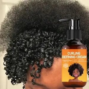 100ML Curl Care Balm, Cream, Anti-Frizz Elastic Volume, Deep Conditioning, Hydrating, Moisturizing Styling, Suitable for Wavy Curly Hair, Unisex, Buy Three Get One Free