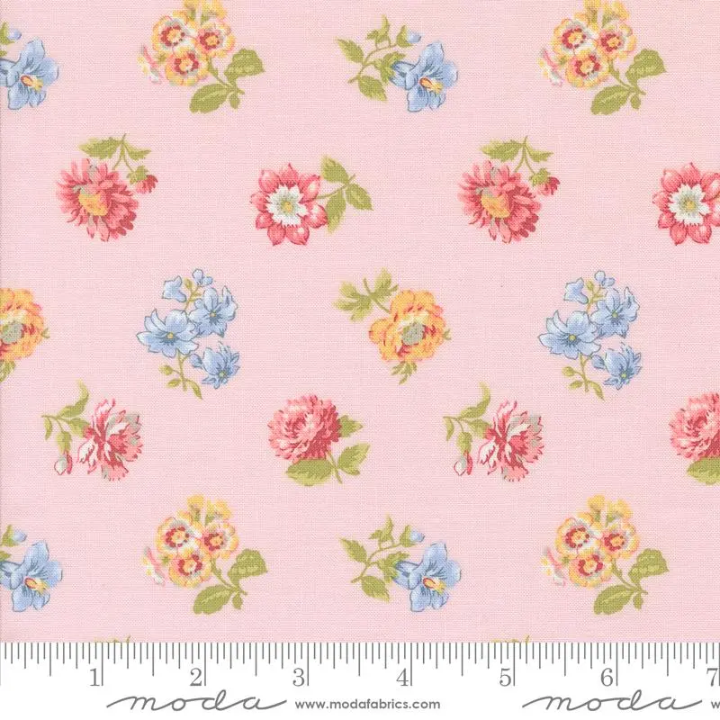 Fabric Moda Petal Field Floral Memory Lane by the Quarter Yard 18781-12