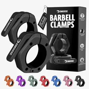 Olympic Barbell Clamps – Magnetic Grip, Advanced Locking, 2-Inch