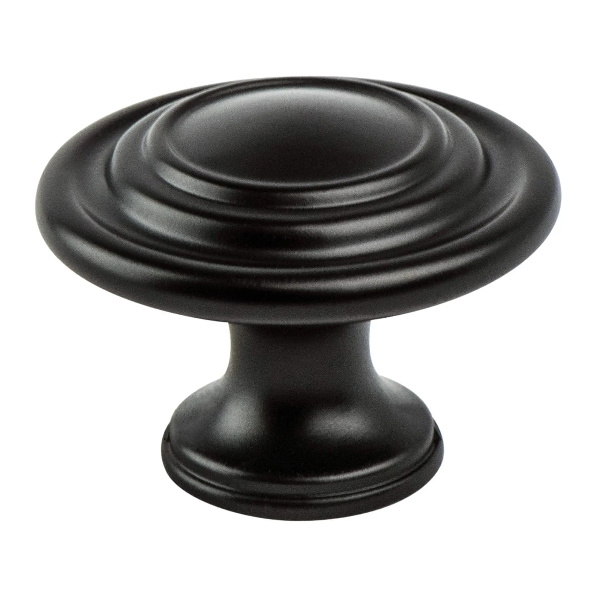 Berenson 0935-155-P 1.312 in. dia. Advantage Plus 4 Knob with Black