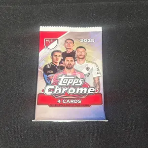 Topps Chrome 2025 MLS Trading Card Pack - 4 Cards 1 Pack - Officially Licensed Collectible Sports Cards