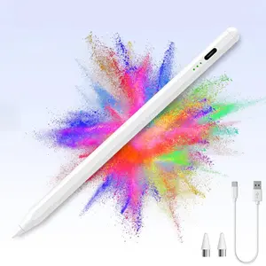 Universal Capacitive Touch Stylus Pen for Android iOS, Compatible with Apple Pencil Huawei Xiaomi Tablets, Drawing Writing Gaming Touchscreen Pen
