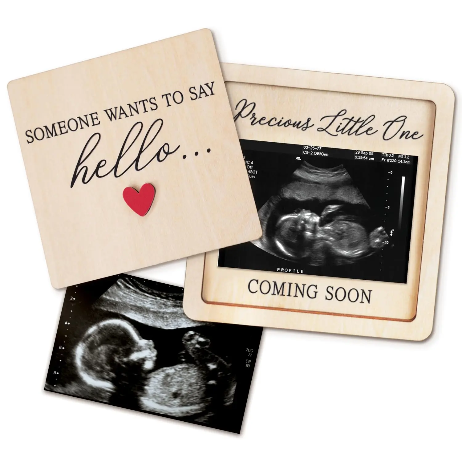 All-in-One Pregnancy Announcement Party Gift Set – Surprise Box with Gift Box Design and Ultrasound Photo Frame for Grandparents, Family & Friends. A Beautiful Baby Reveal Keepsake Perfect Gift Bundle Gift Kit