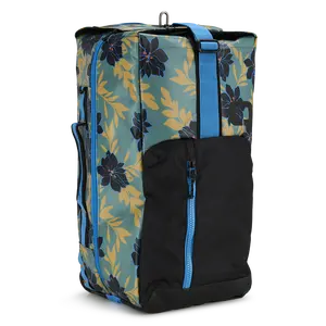 OGIO 60L Utility Duffel Bag in Green Flower Party