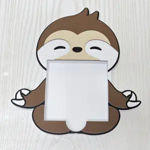 Cute Sloth Sticky Note Holder Desk Organizer