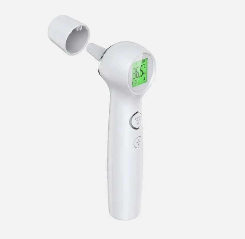 Digital Forehead-Ear Thermometer with Fever Alarm, Memory Recall, Accurate Temperature Reader for Kids, Babies, Home Use
