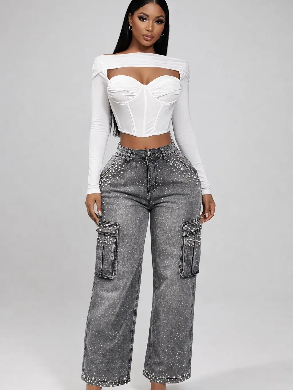 Off the Shoulder Mesh Top