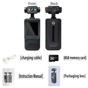 Y2 Outdoor Action Camera, 2k HD, 360° Rotatable Lens, Night Vision, Anti-Shake, Wide Angle, Ideal for Sports, Travel, Vlogging, Daily Use