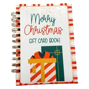 Christmas Gift Card Holder, 33 Page Christmas Gift Card Album, Customizable University Gift, Adult & Teen Christmas Present, Office Stationery, Stationery Office Supplies