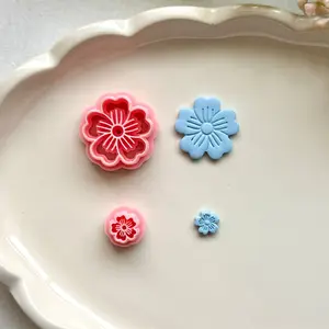 Flower Clay Cutter | 0.2mm Precision Blade, PLA+ Durable 3D Printed Tool