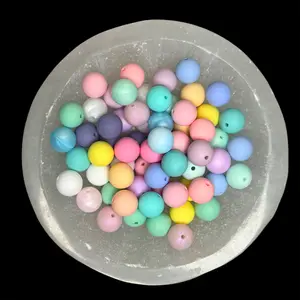 Pastel Silicone 15mm - Bead Mix