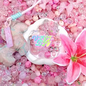 【Steed Brocade 】16 mm DIY Beaded Charm Bracelet/Necklace — Gemstone Blue, Purple, Silver Butterflies, Heavy Workmanship