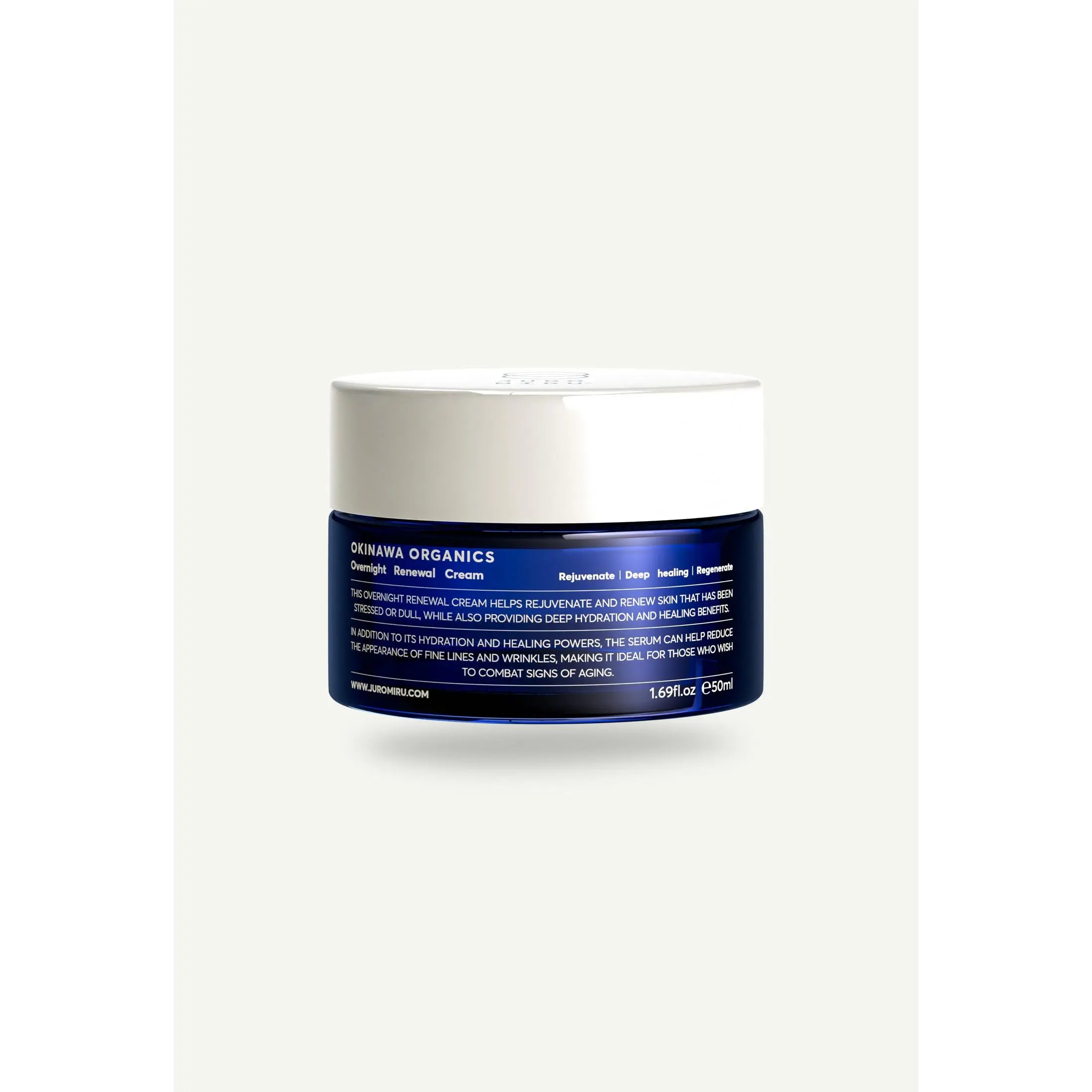 OKINAWA ORGANICS Overnight Renewal Cream - Moisturizer for Skin Repair & Comfort - 150ml - Suitable for Daily Use
