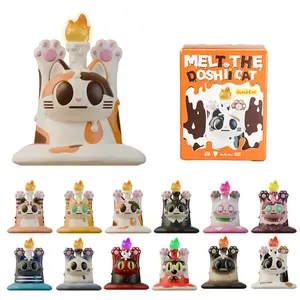 PAWSNOVA Doshii Cat Candlelight Lamp Blind Box – Collectible Figures for Home Decor or Gift