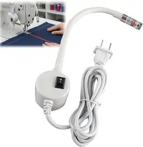 Magnetic Sewing Machine Positioning Light, Quilting Guide for Sewing Machine with Adjustable Dot/Straight Line/Crosshair, Hands-Free Precision Aid Tool Attachment, Vision Guide (Dot)