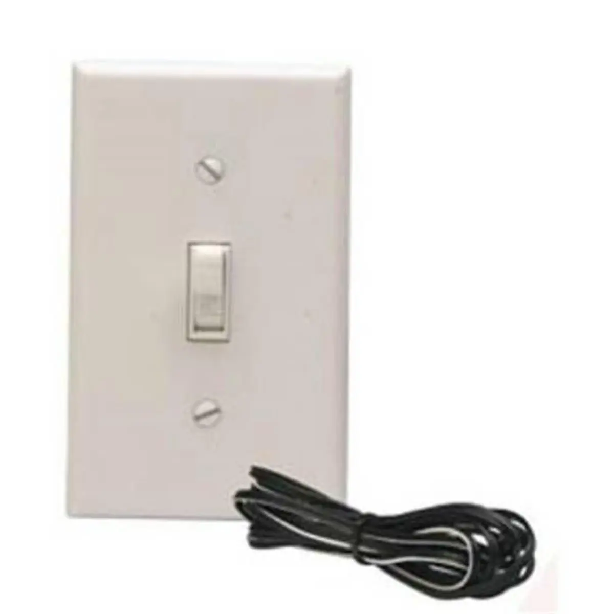 212 MAIN Wired Wall Switch, 15 ft Length with Included Wire and Wall Plate for Home, Festive Decorations, Wired Switch