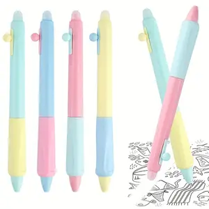 4-pack erasable gel ink pens: retractable, 0.5mm fine nib, blue and black ink, smooth writing, suitable for home, school and office - a lovely and beautiful pen, Writing Instrument, Retractable Clicker Pens