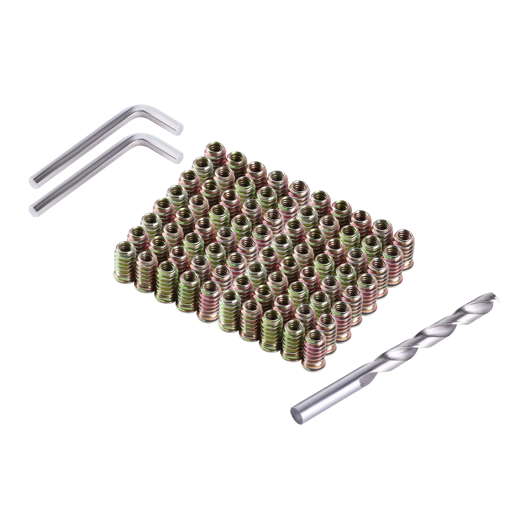 Threaded Inserts for Wood, Exceptional Threaded Insert Nuts for Furniture, Wooden Products and Wooden Models（M6/M8）