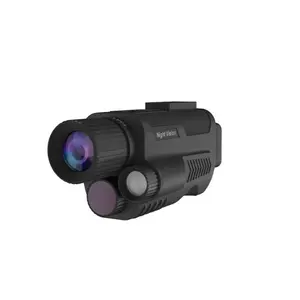 Upgraded Night Vision Monocular Telescope with Flashlight, 8x Zoom, 2600mah Rechargeable Battery, Ideal for Hunting and Camping