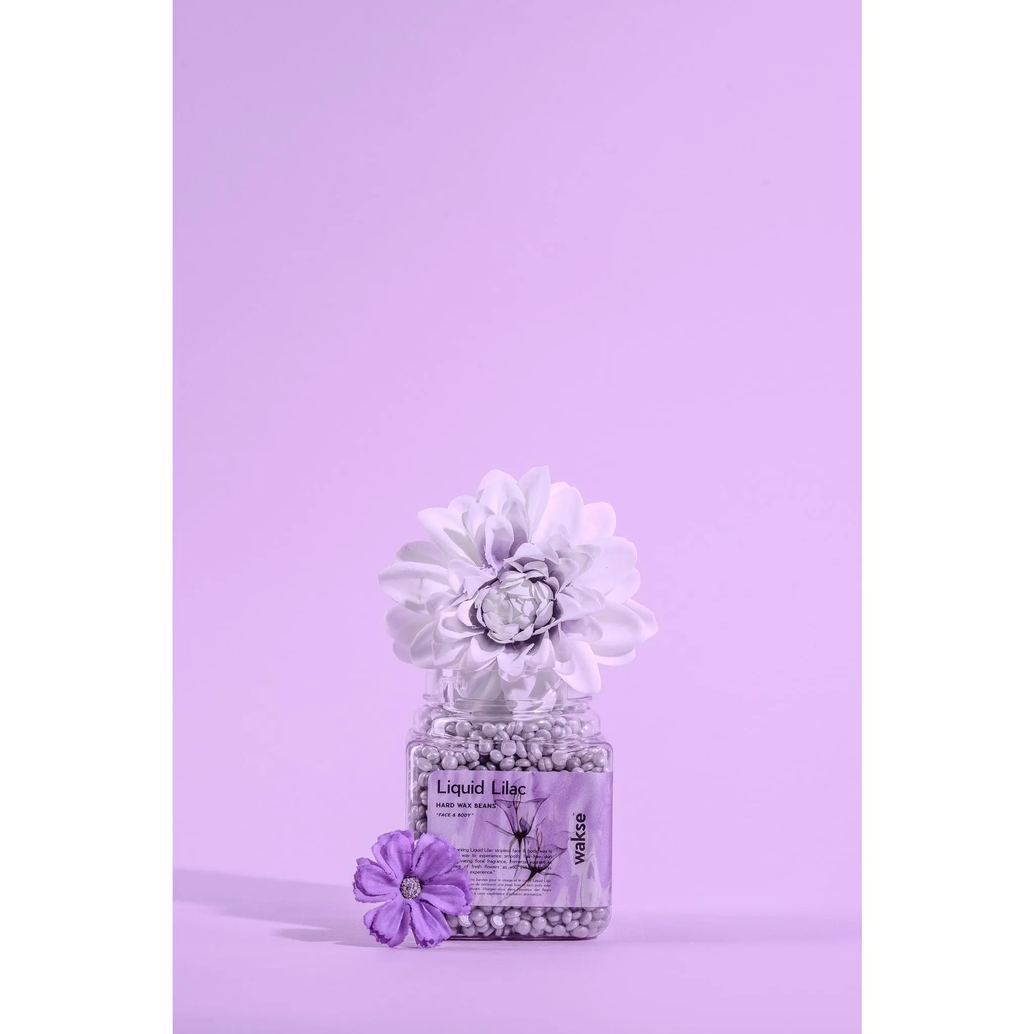 Wakse Hard Wax Beans Liquid Lilac Small