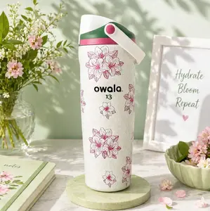NEW Owala FreeSip “Azalea 13” Golf 30oz Water Bottle, Special Edition Sealed Gift, Insulated Stainless Steel Leak Proof Travel Tumbler for Golf Fans Everyday Hydration