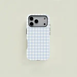 Gingham Pattern Print Phone Case,durable 2in1 Shockproof Phone Protective Cover,phone Case Suitable for Iphone 11/12/13/14/15/16/17 Pro Promax Plus Air and Samsung S22/S23/S24/S25 Plus Ultra Fe,gift for Valentine's Day, Couples, Friends, Accessories, Shel