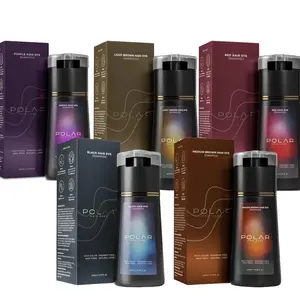 POLAR HAIR CARE Polar Haircare - Hair Dye Shampoo for Gray Hair for Women & Men | Natural Dye Kit - Semi Permanent Hair Dye Shampoo - Vegan Dye - Gray Hair Shampoo for Woman USA 6.76 Fl Oz